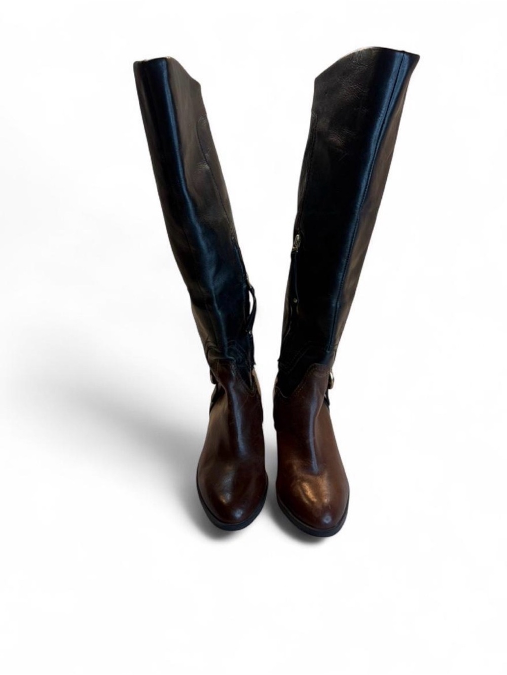 Lucca lane marella 21 Two-Tone Over-the-Knee Boots - Black & Brown
